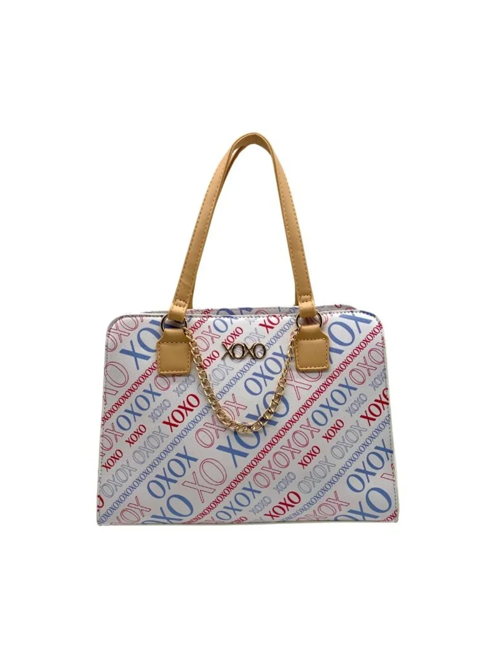 Xoxo White Satchel Bag